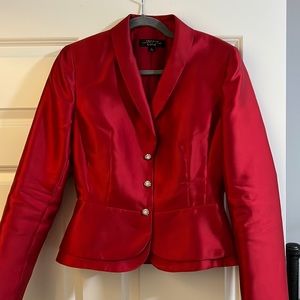 Tahari ASL Luxe, Pageant Business Skirt Set with rhinestone buttons